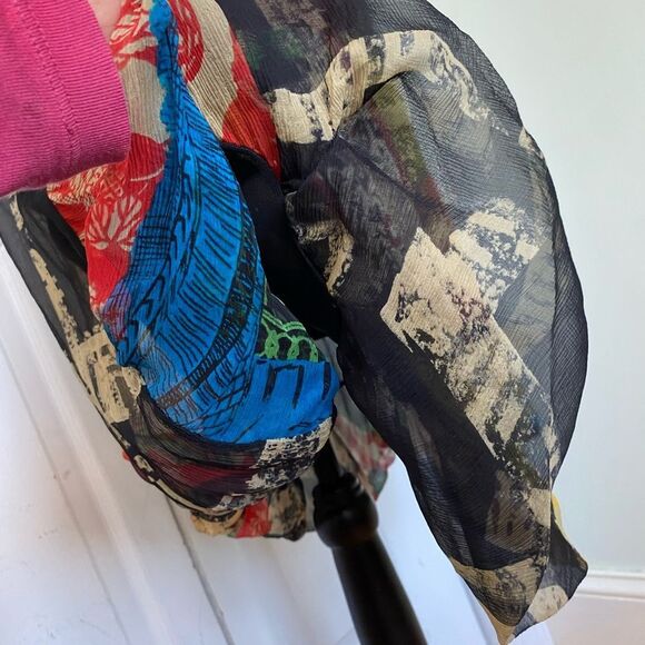 Y2K Save The Queen Mesh Printed Midi Decorated Dress Size M - Picture 11 of 15